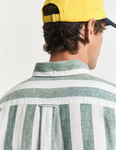 Camisa Gant Hombre Regular Fit Lino Algodón | Manzanos Moda