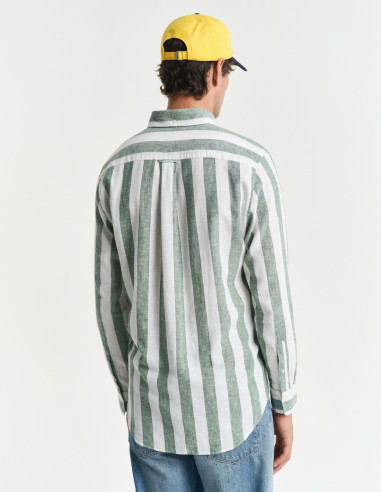 Camisa Gant Hombre Regular Fit Lino Algodón | Manzanos Moda
