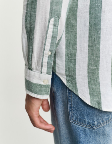 Camisa Gant Hombre Regular Fit Lino Algodón | Manzanos Moda