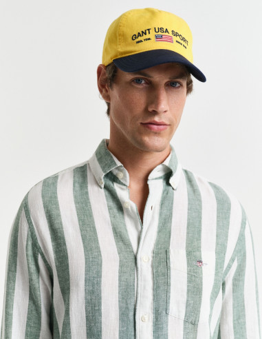 Camisa Gant Hombre Regular Fit Lino Algodón | Manzanos Moda