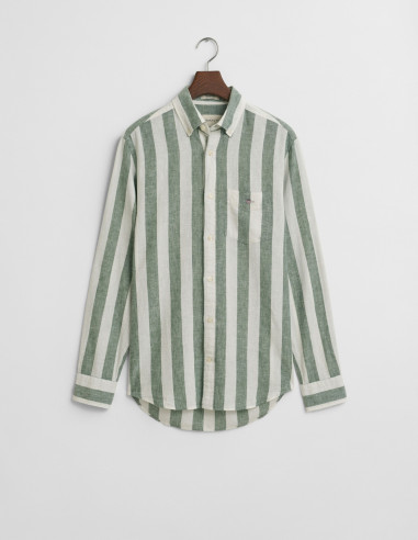 Camisa Gant Hombre Regular Fit Lino Algodón | Manzanos Moda