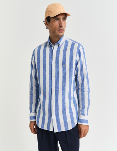 Camisa Hombre Gant Regular Fit Lino Algodón | Manzanos Moda