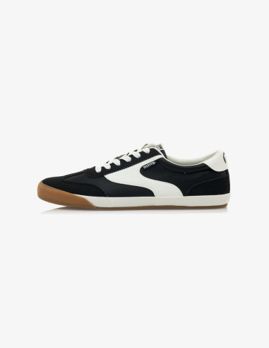 Zapatillas Mustang Court Hombre Negro | Manzanos Moda