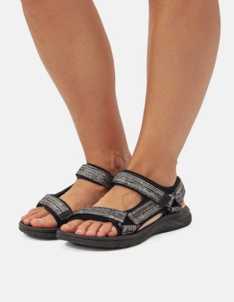 Sandalia Mtng Tornado Negra - Estilo y Comodidad para Mujer 2