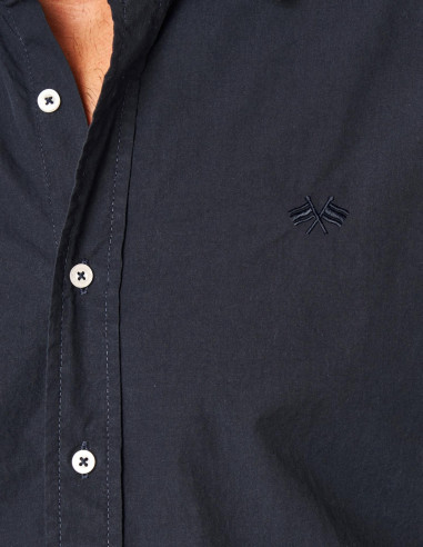Camisa Hombre Spagnolo Azul Marino Manga | Manzanos Moda