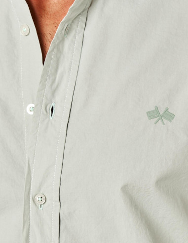 Camisa Hombre Spagnolo Verde Claro Manga | Manzanos Moda