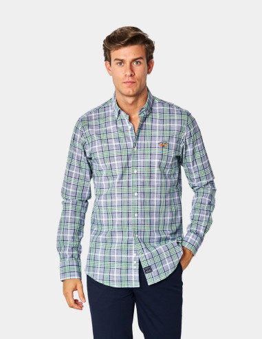 Camisa marca Spagnolo de hombre en tejido de | Manzanos Moda