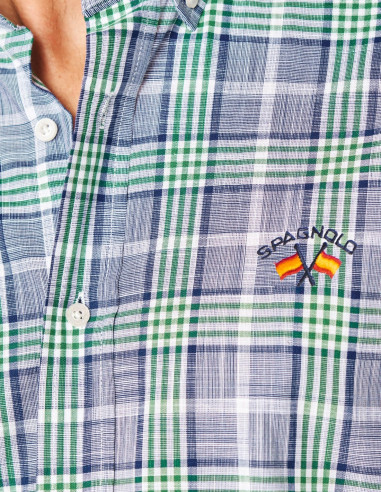 Camisa marca Spagnolo de hombre en tejido de | Manzanos Moda