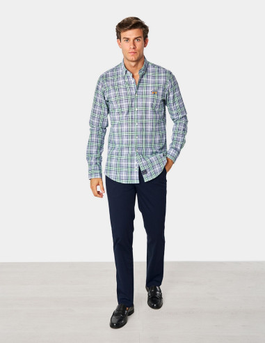 Camisa marca Spagnolo de hombre en tejido de | Manzanos Moda