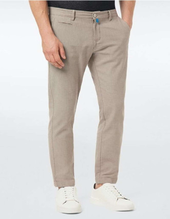 Pantalón Chino Pierre Cardin Hombre Lyon Regular Fit Beige - Futureflex