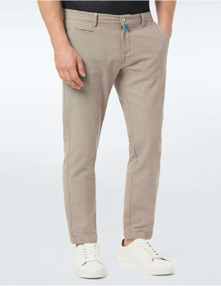 Pantalón Chino Pierre Cardin Hombre Lyon Regular Fit Beige - Futureflex