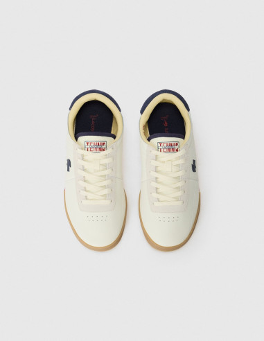 Zapatillas Falcon de piel blancas para hombre Zapatillas Falcon de piel blancas para hombre