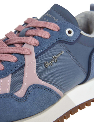 Pepe Jeans Ari Snug Zapatillas de mujer - Gris Manhattan Pepe Jeans Ari Snug Zapatillas de mujer - Gris Manhattan