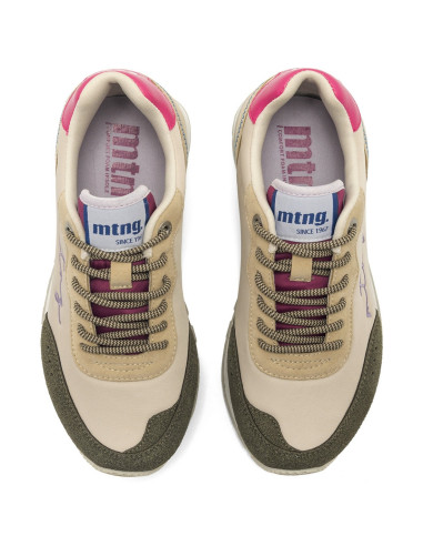 Zapatillas Mustang Joggo Classic Mujer Beige | Manzanos Moda