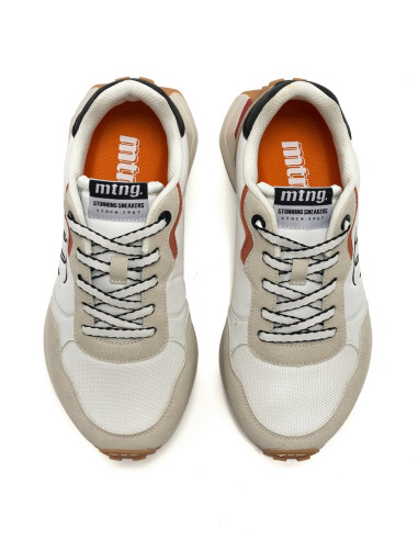 Zapatillas MTNG Mustang Zinc Blancas Hombre | Manzanos Moda