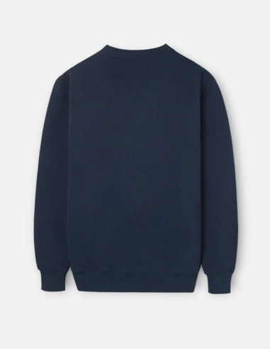 Sudadera Silbon Relaxed Fit Azul Marino | Manzanos Moda