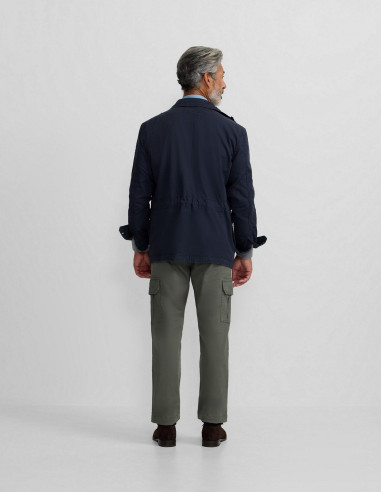 Chaqueta Militar Hombre Azul Marino con | Manzanos Moda