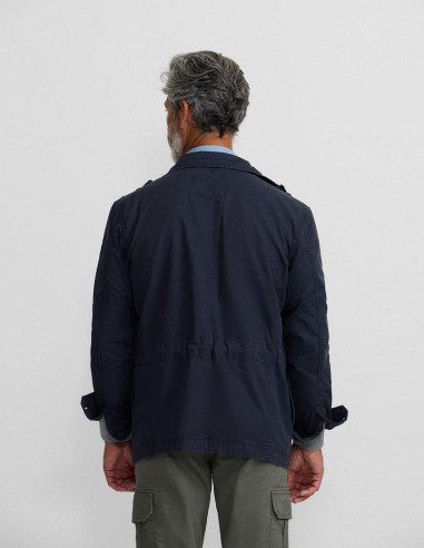Chaqueta Militar Hombre Azul Marino con | Manzanos Moda