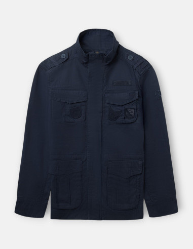 Chaqueta Militar Hombre Azul Marino con | Manzanos Moda