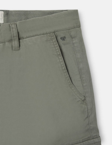 Pantalón Cargo Verde Hombre Silbon Slim Fit | Manzanos Moda