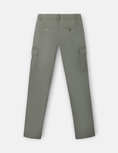 Pantalón Cargo Verde Hombre Silbon Slim Fit | Manzanos Moda