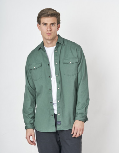 Sobrecamisa Spagnolo bolsillos verde