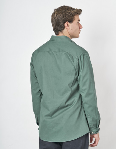 Sobrecamisa Spagnolo Verde Oversize con | Manzanos Moda