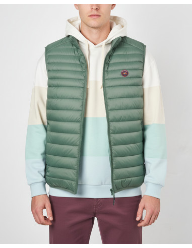 Chaleco Spagnolo acolchado ligero verde