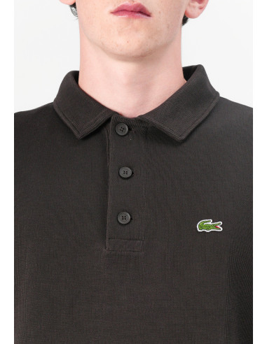 Sudadera Lacoste Hombre Marrón Cuello Polo | Manzanos Moda