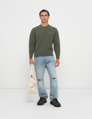 Jersey Lacoste Hombre Cuello Redondo Lana | Manzanos Moda