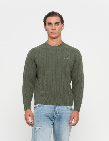 Jersey Lacoste Hombre Cuello Redondo Lana | Manzanos Moda