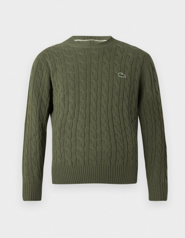 Jersey Lacoste Hombre Cuello Redondo Lana | Manzanos Moda