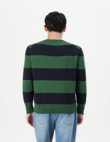 Jersey Lacoste Hombre Algodón Orgánico Rayas | Manzanos Moda