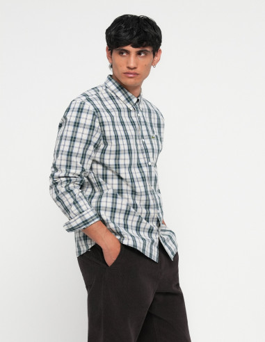 Camisa Lacoste Hombre Cuadros Escoceses | Manzanos Moda