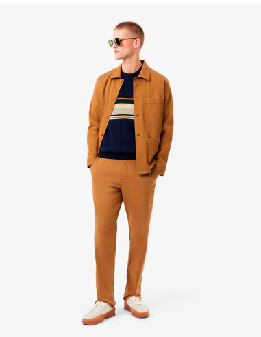 Jersey Lacoste Hombre Rayas Azul Marino | Manzanos Moda