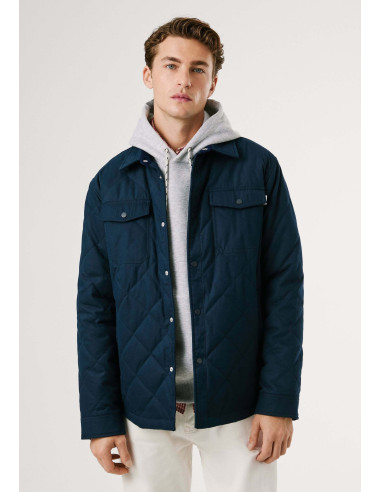 Cazadora Acolchada Pepe Jeans Dulwich Azul | Manzanos Moda