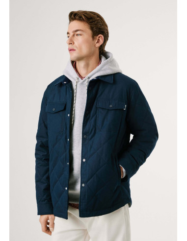 Cazadora Acolchada Pepe Jeans Dulwich Azul | Manzanos Moda