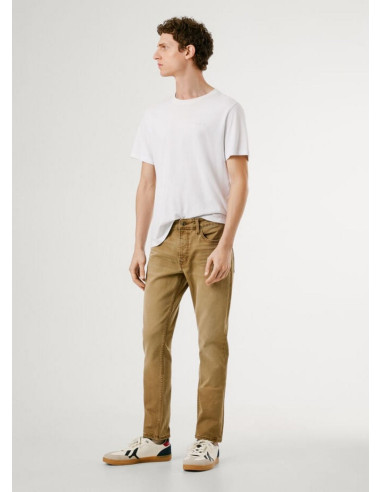 Vaqueros Pepe Jeans Stanley Tapered Beige | Manzanos Moda