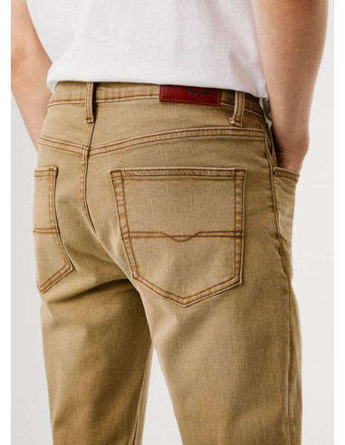 Pepe Jeans Stanley Vaqueros cónicos en beige camello Pepe Jeans Stanley Vaqueros cónicos en beige camello