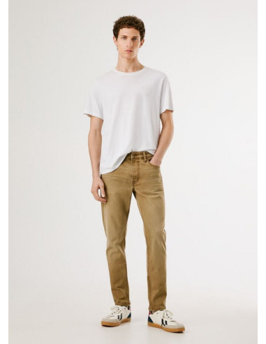 Vaqueros Pepe Jeans Stanley Tapered Beige | Manzanos Moda