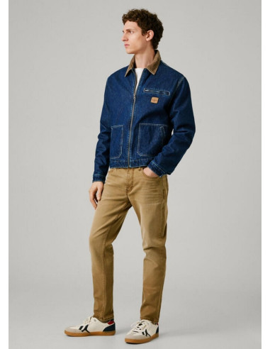 Pepe Jeans Stanley Vaqueros cónicos en beige camello Pepe Jeans Stanley Vaqueros cónicos en beige camello