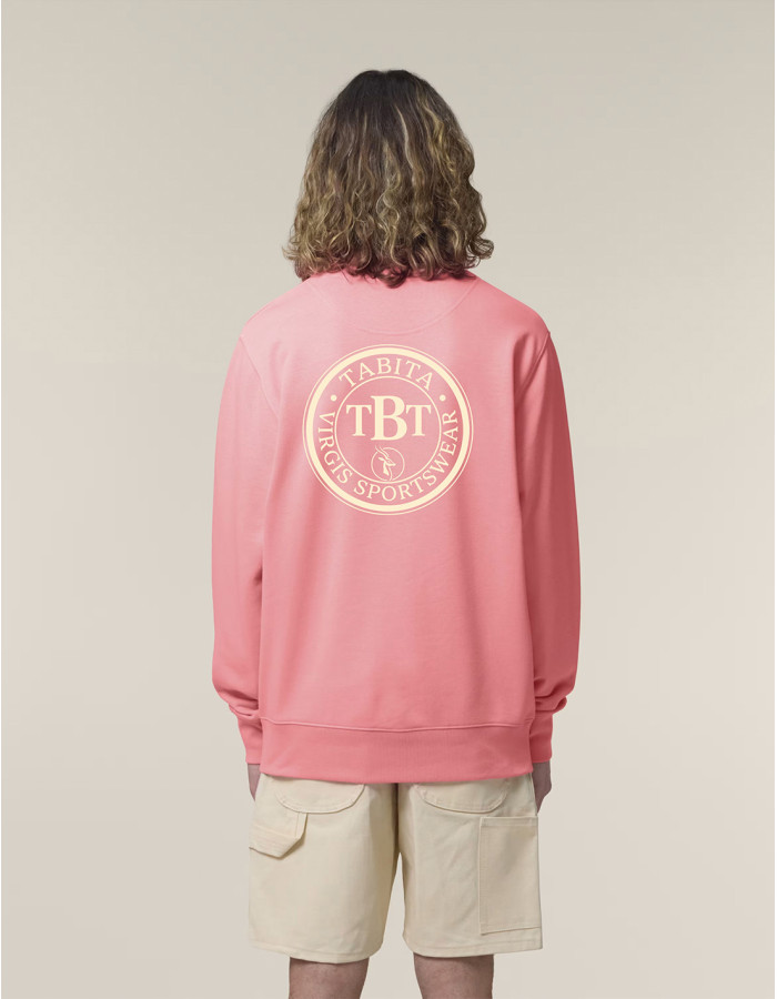 SUDADERA TABITA LOGO TBT REDONDO CANYON PINK