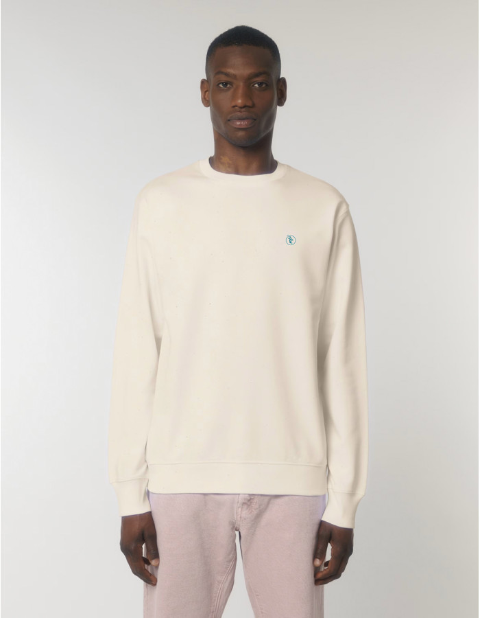 SUDADERA TABITA OCEAN LOVER NATURAL RAW