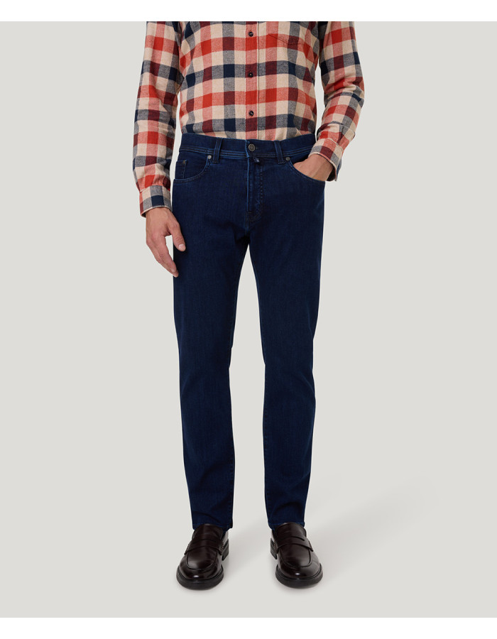 Vaqueros Pierre Cardin Lyon Stone Wash Tapered Fit - Pantalón Hombre E