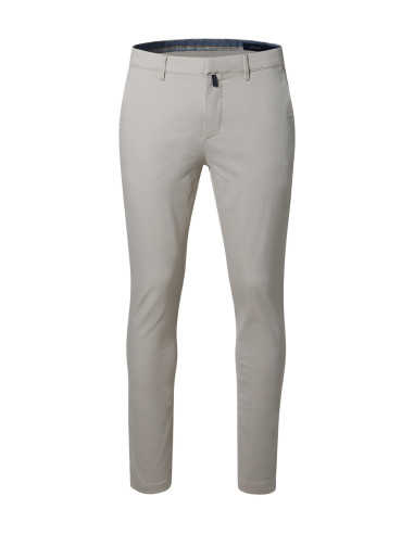 Elegante pantalón Pierre Cardin Colmar color Mojave Desert corte tapered | Manzanos Moda