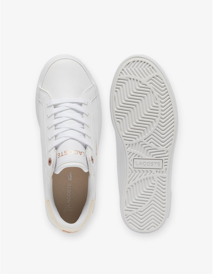 ZAPATILLA LACOSTE POWERCOURT WHT LY PNK