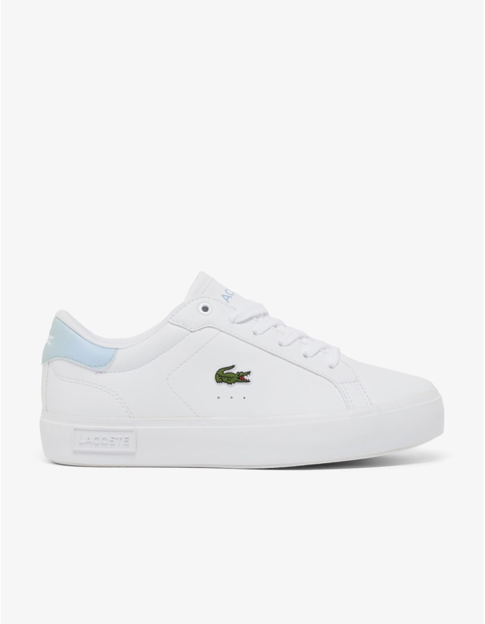 ZAPATILLA LACOSTE POWEROURT WHT LY GRN