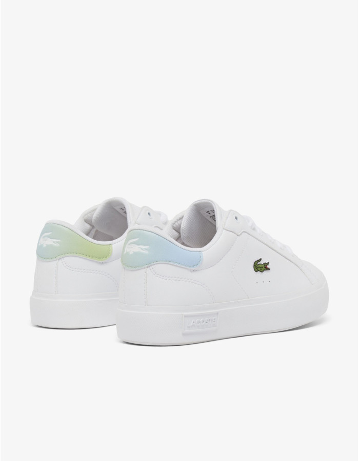 ZAPATILLA LACOSTE POWEROURT WHT LY GRN