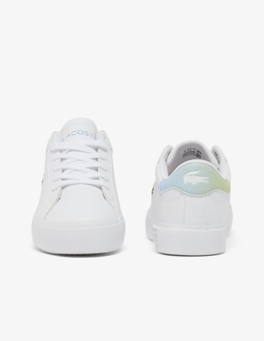 Zapatillas Lacoste Powercourt Blanco Verde | Manzanos Moda
