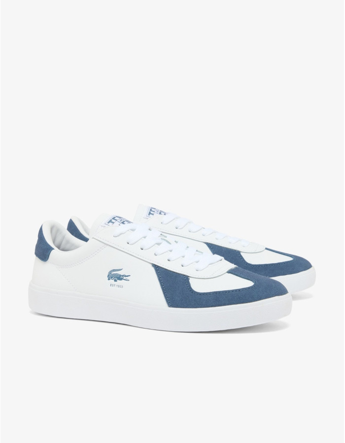 ZAPATILLA LACOSTE BASESHOT WHITE DK BLUE